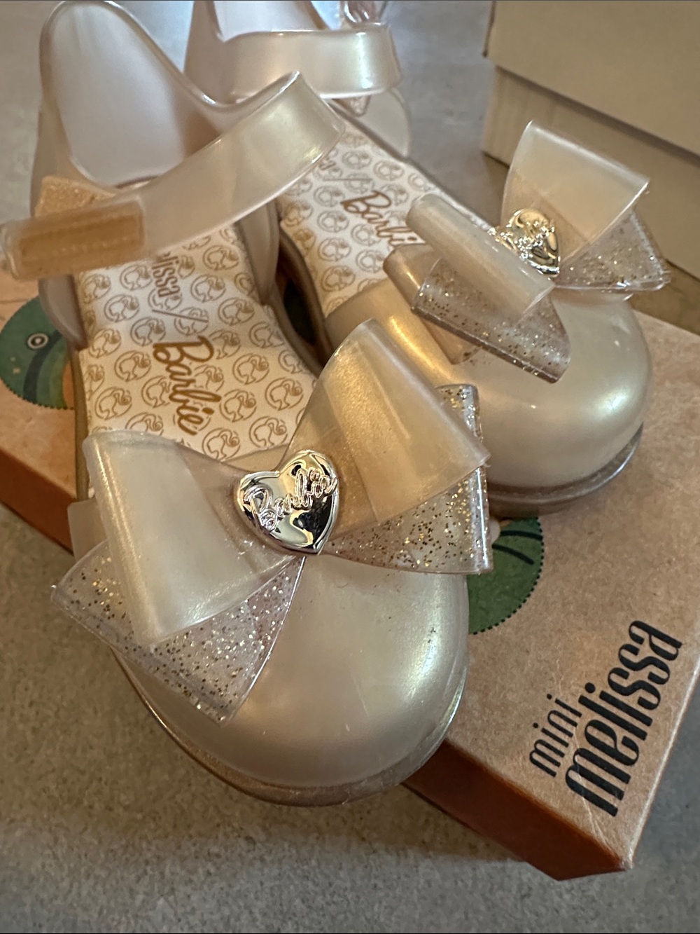 Mini Melissa Amy - Jelly Sandals with Bow